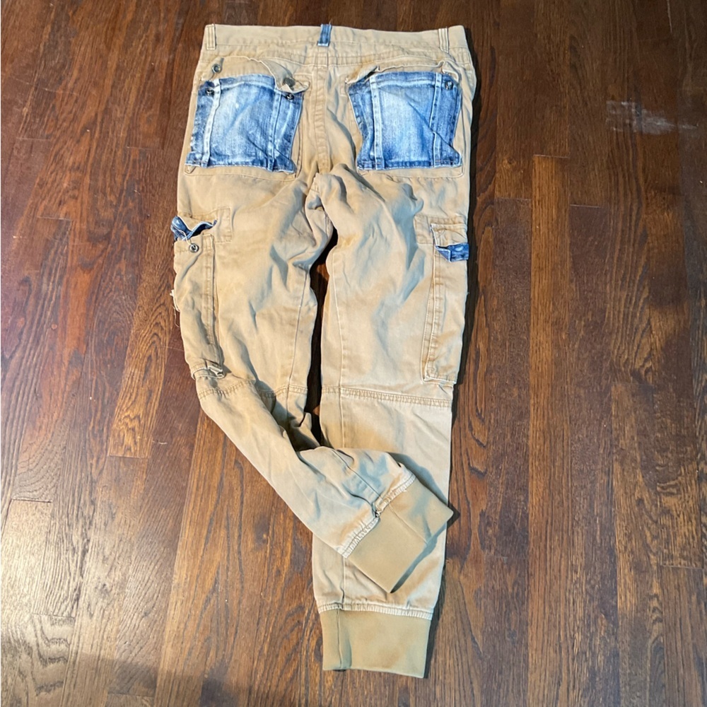 Heritage America Y2K Cargo Pants Men’s W32 L31 Distressed Utility HTF! - Picture 10 of 13